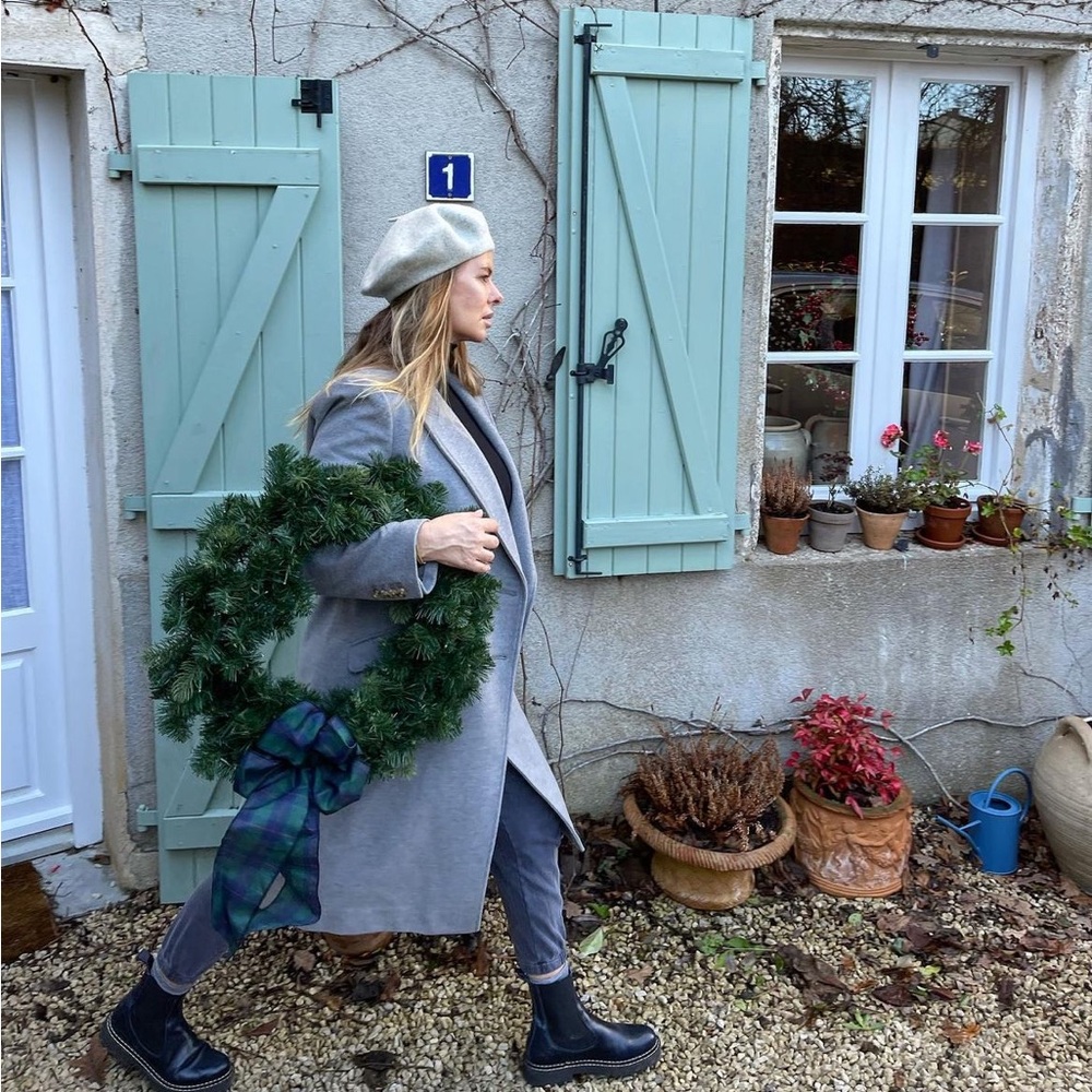 Vivi et Margot Wool Beret in Gray